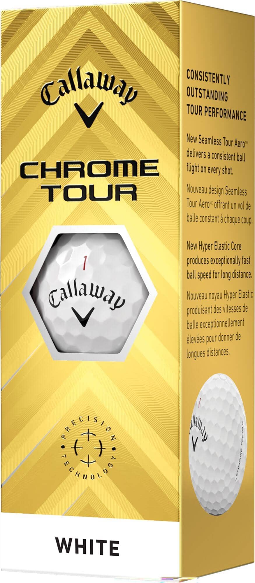 Callaway Balles Chrome Tour triple track 360 2024