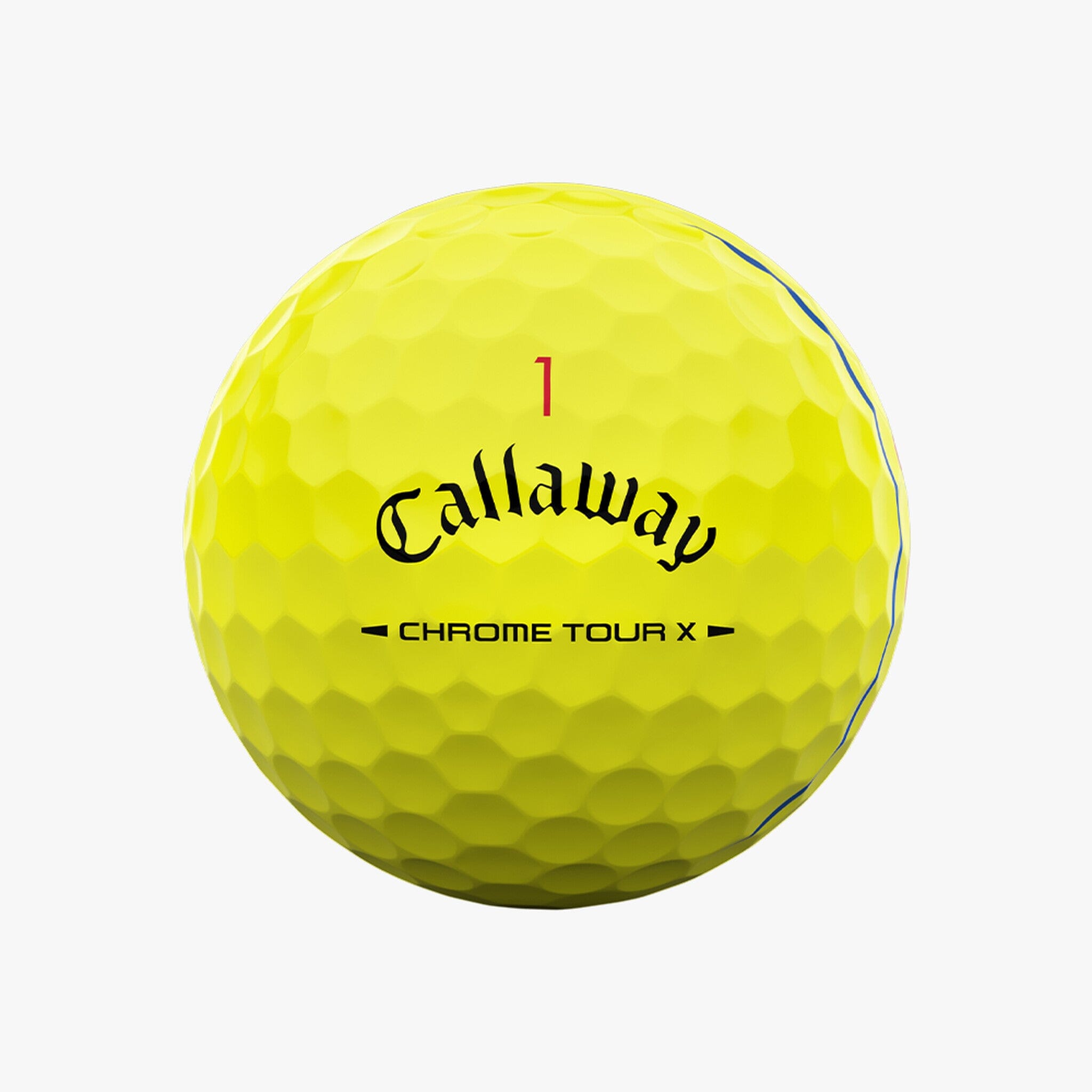 Callaway Balles Chrome Tour X Jaune Triple Track 2025 (boite de 12)