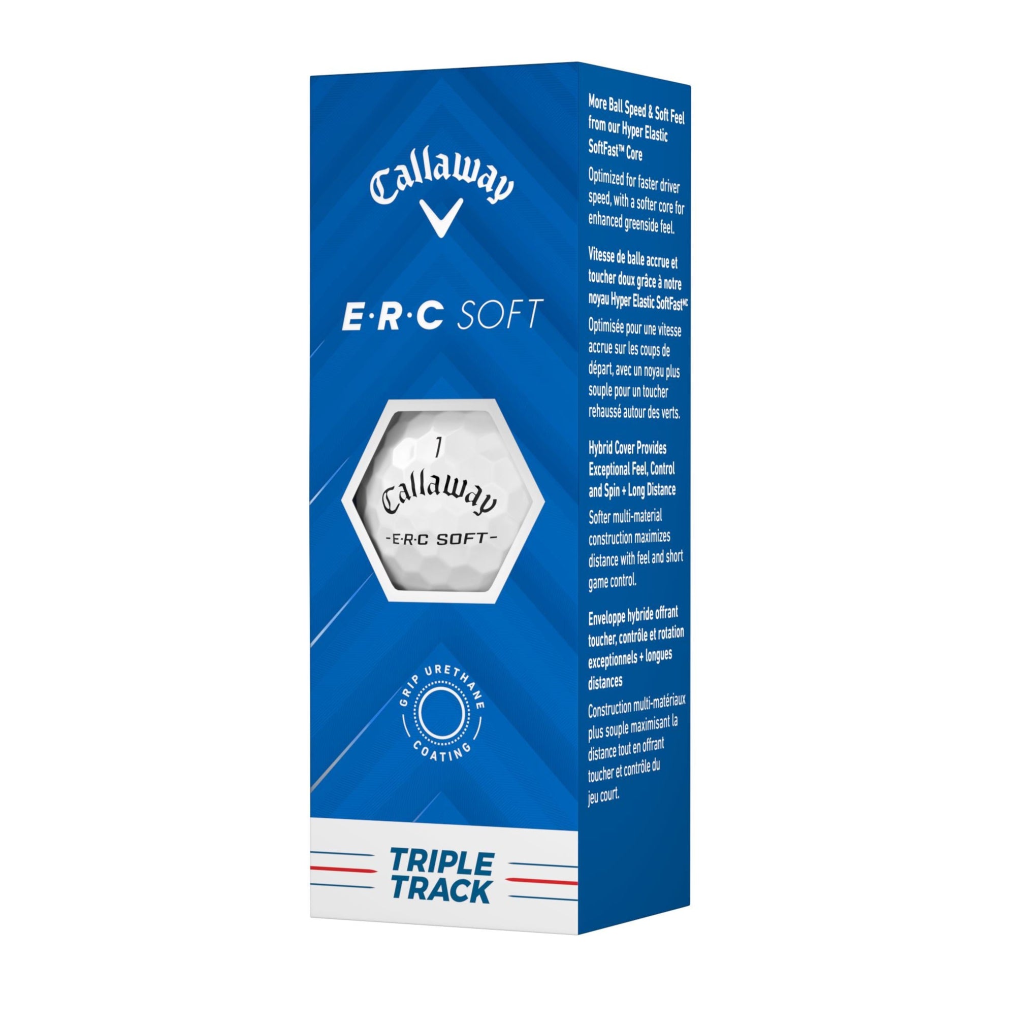 Callaway Balles ERC Soft TripleTrack 2025