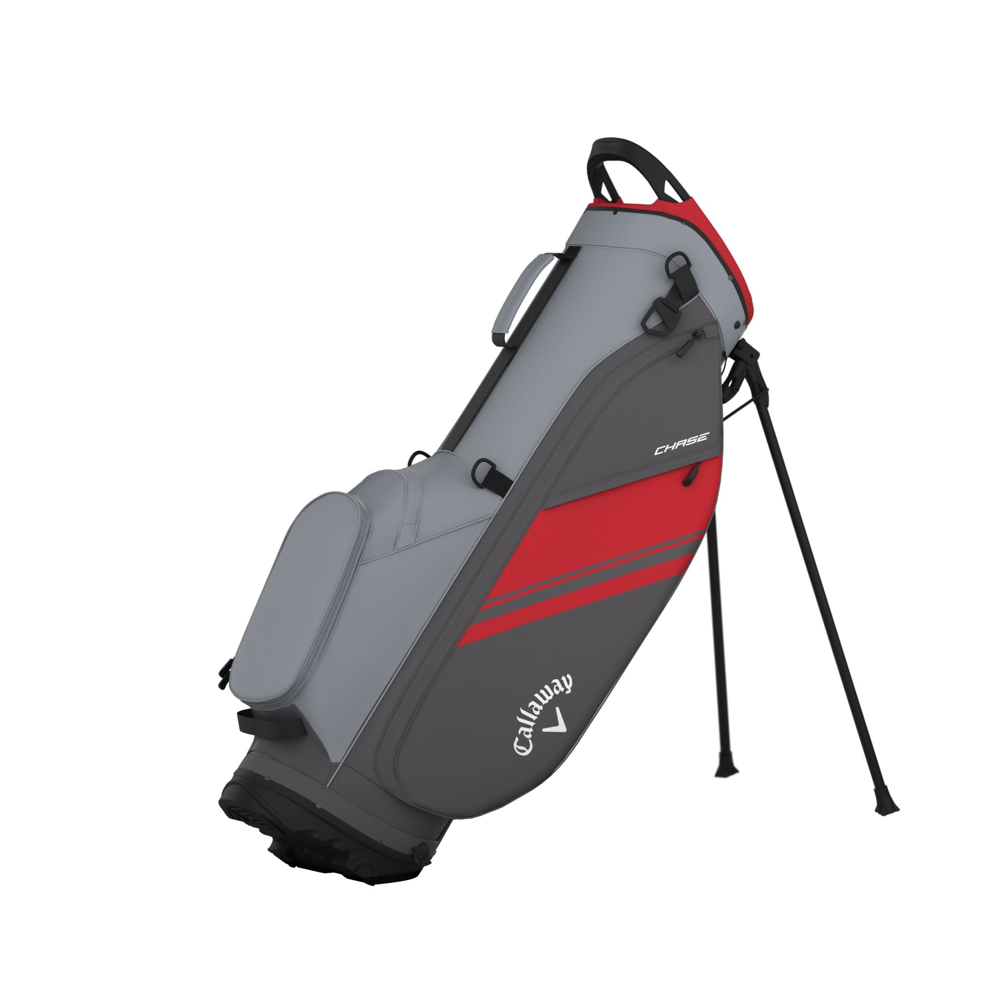 Callaway sac trépied Chase 2026 Acier Graphite Rouge