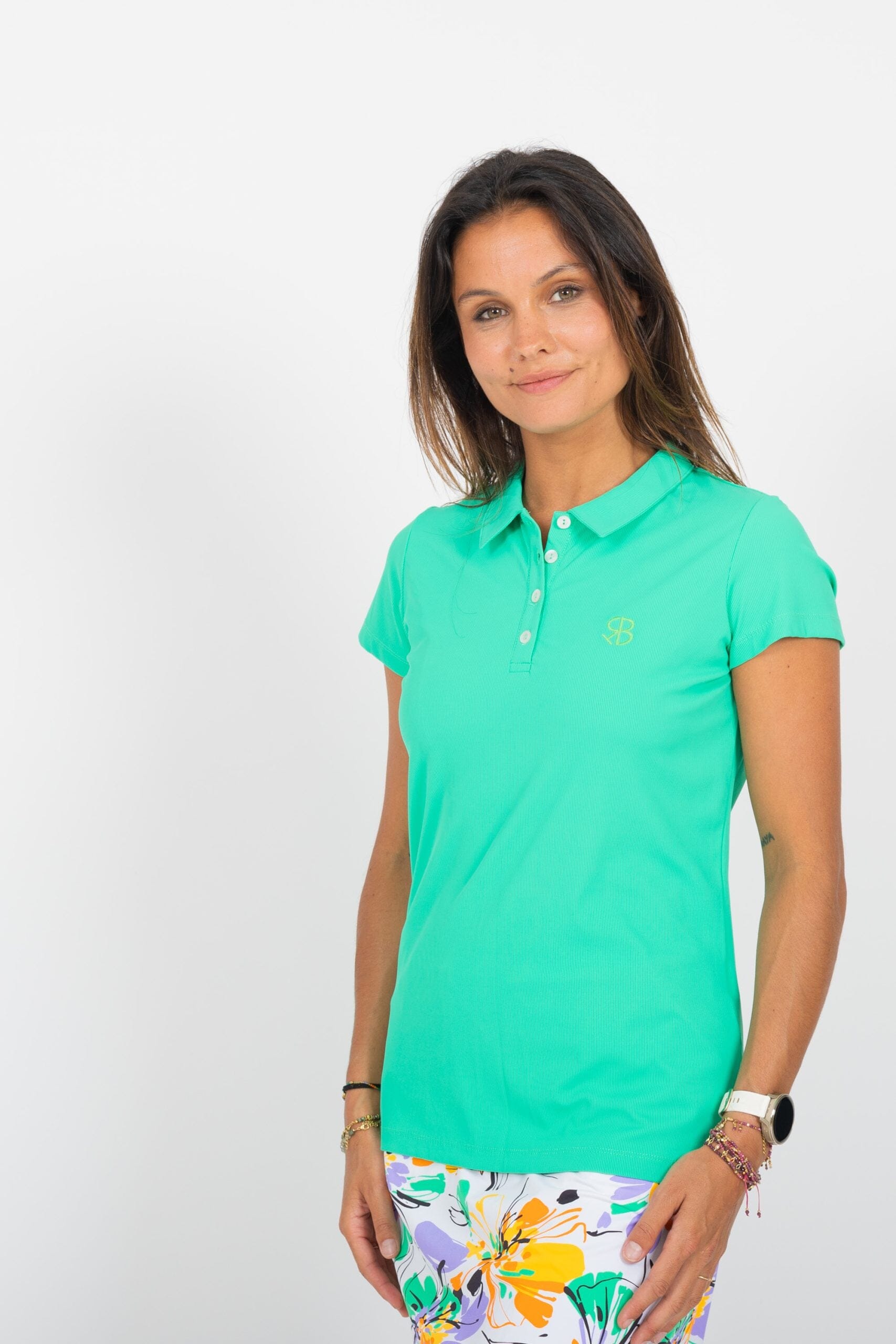 Chiberta Polo de golf Poppy femme Vert