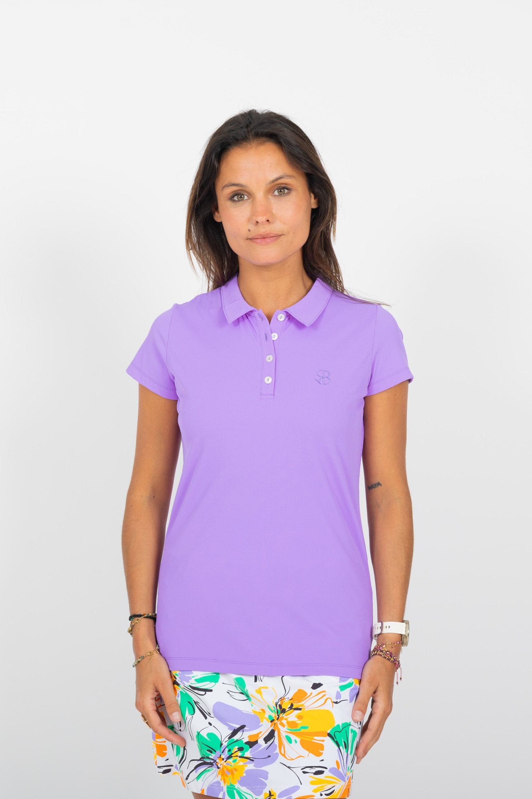 Chiberta Polo de golf Poppy femme Mauve