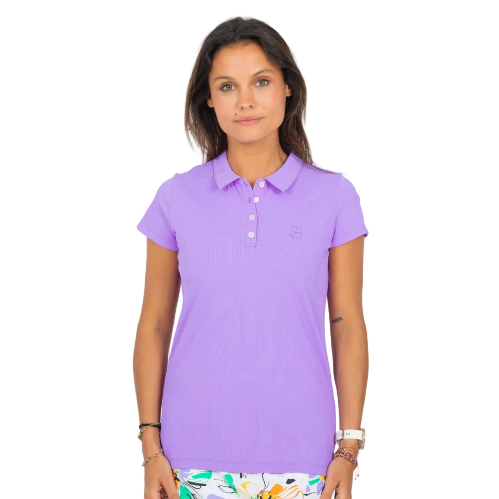 Chiberta Polo de golf Poppy femme Mauve