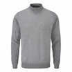 Ping Pull CROY demi zip doublé pour la protection contre le vent gris