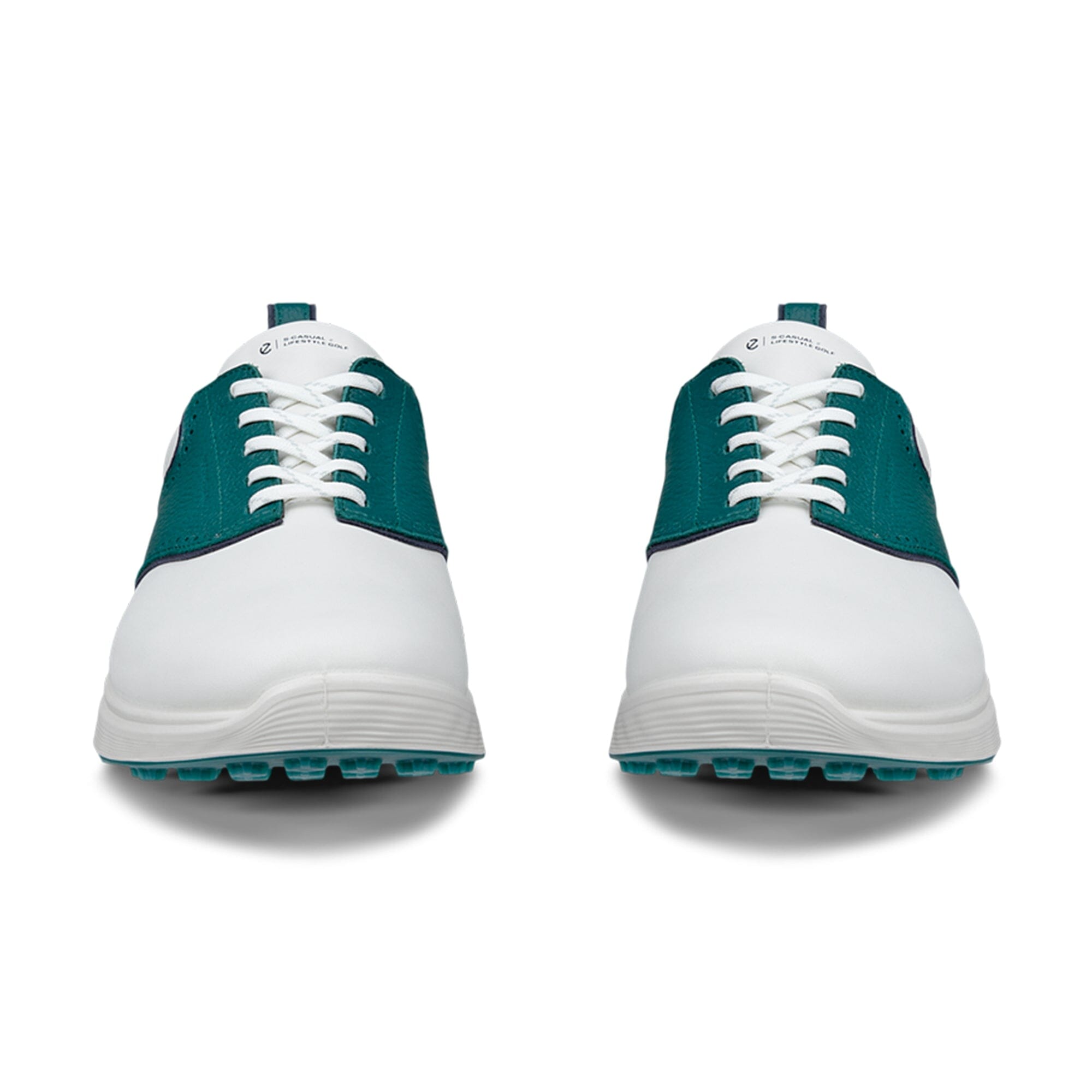 ECCO Chaussures de golf S-Casual Blanche Bay Green