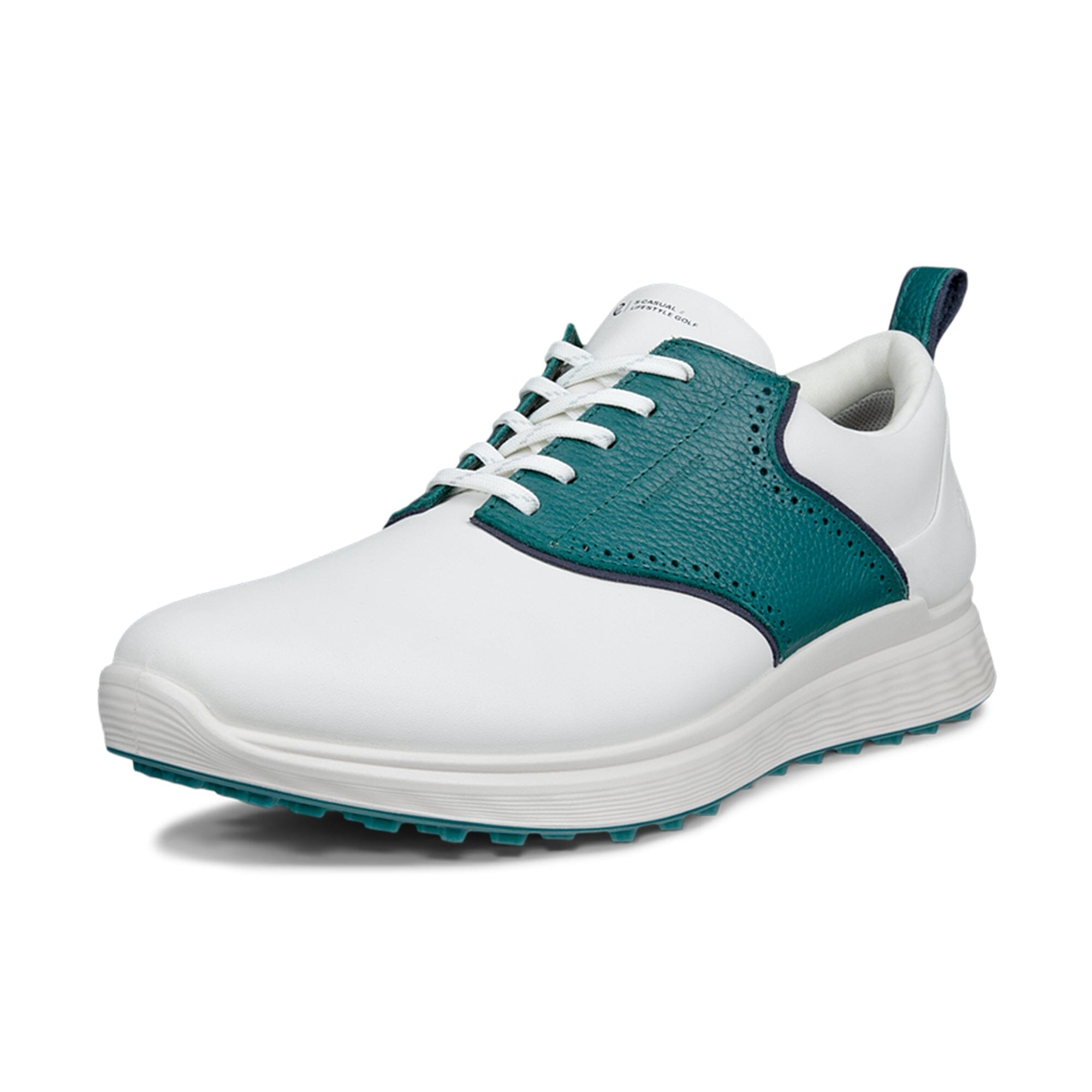 ECCO Chaussures de golf S-Casual Blanche Bay Green