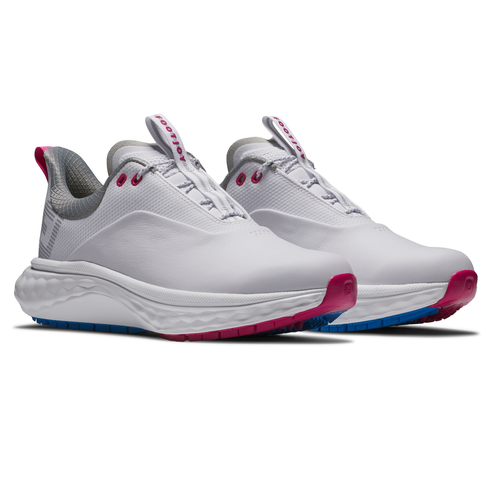 Footjoy Quantum Lady white Blue Pink