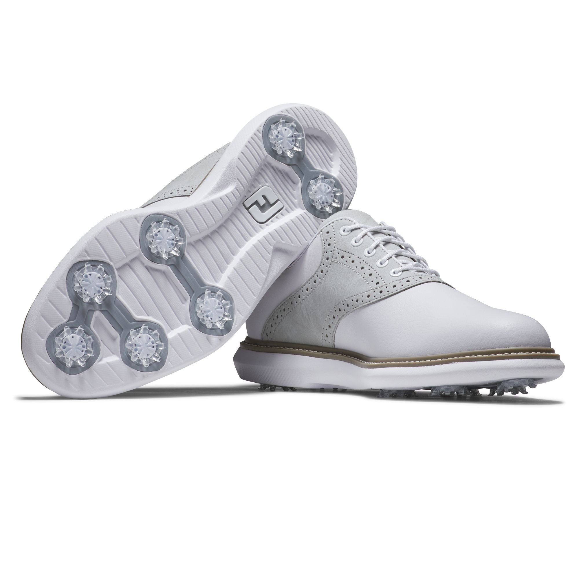FootJoy Chaussures Traditions Blanc gris Blanc