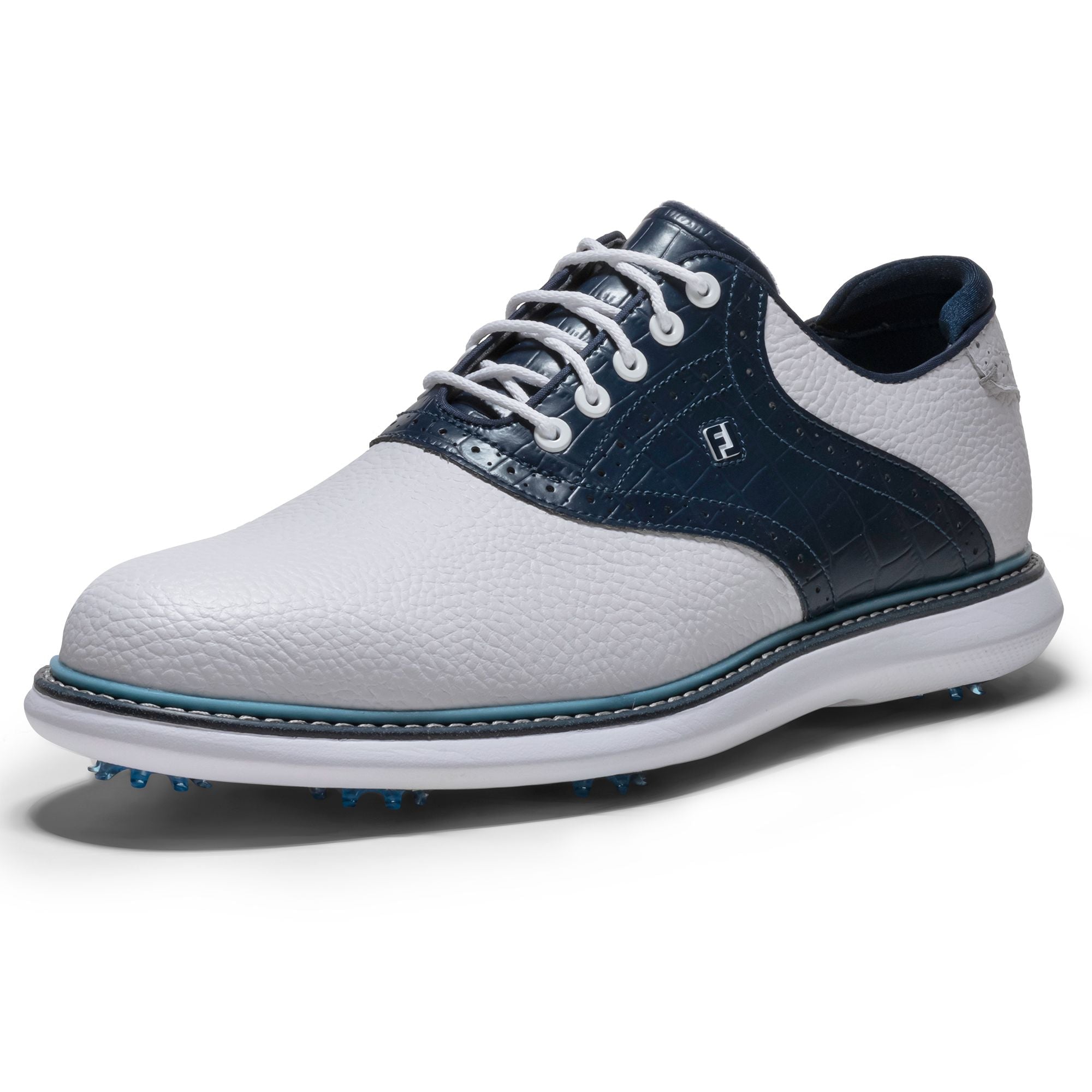 FootJoy Chaussures Traditions Blanc Marine Bleu