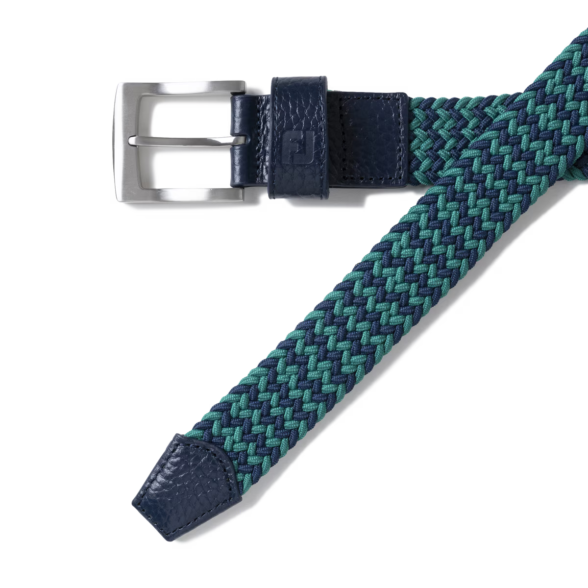 FootJoy Homme ceinture tressée Marine/Vert
