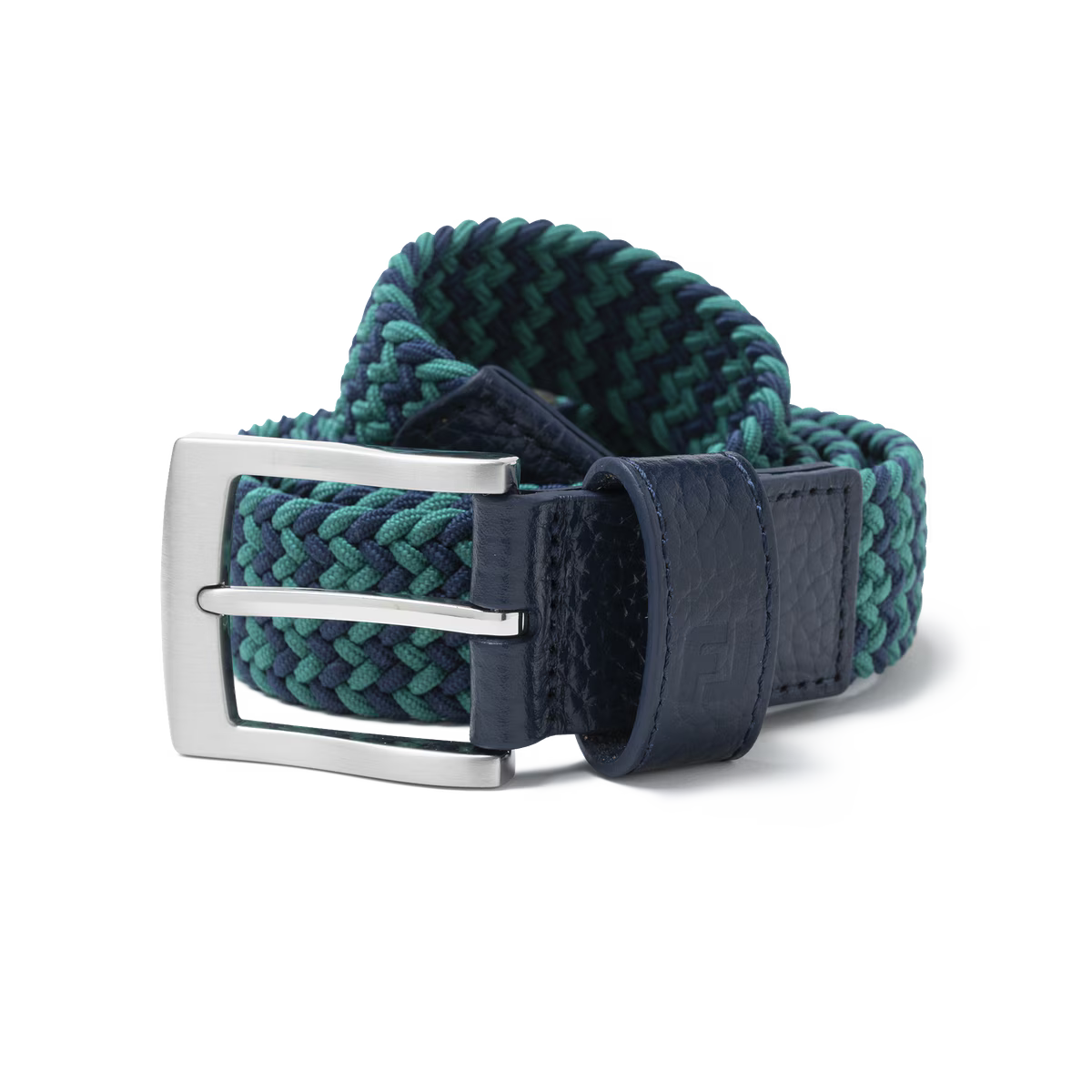 FootJoy Homme ceinture tressée Marine/Vert