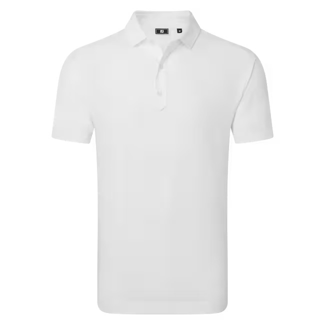 Footjoy Polo Fil d’Écosse Uni Blanc