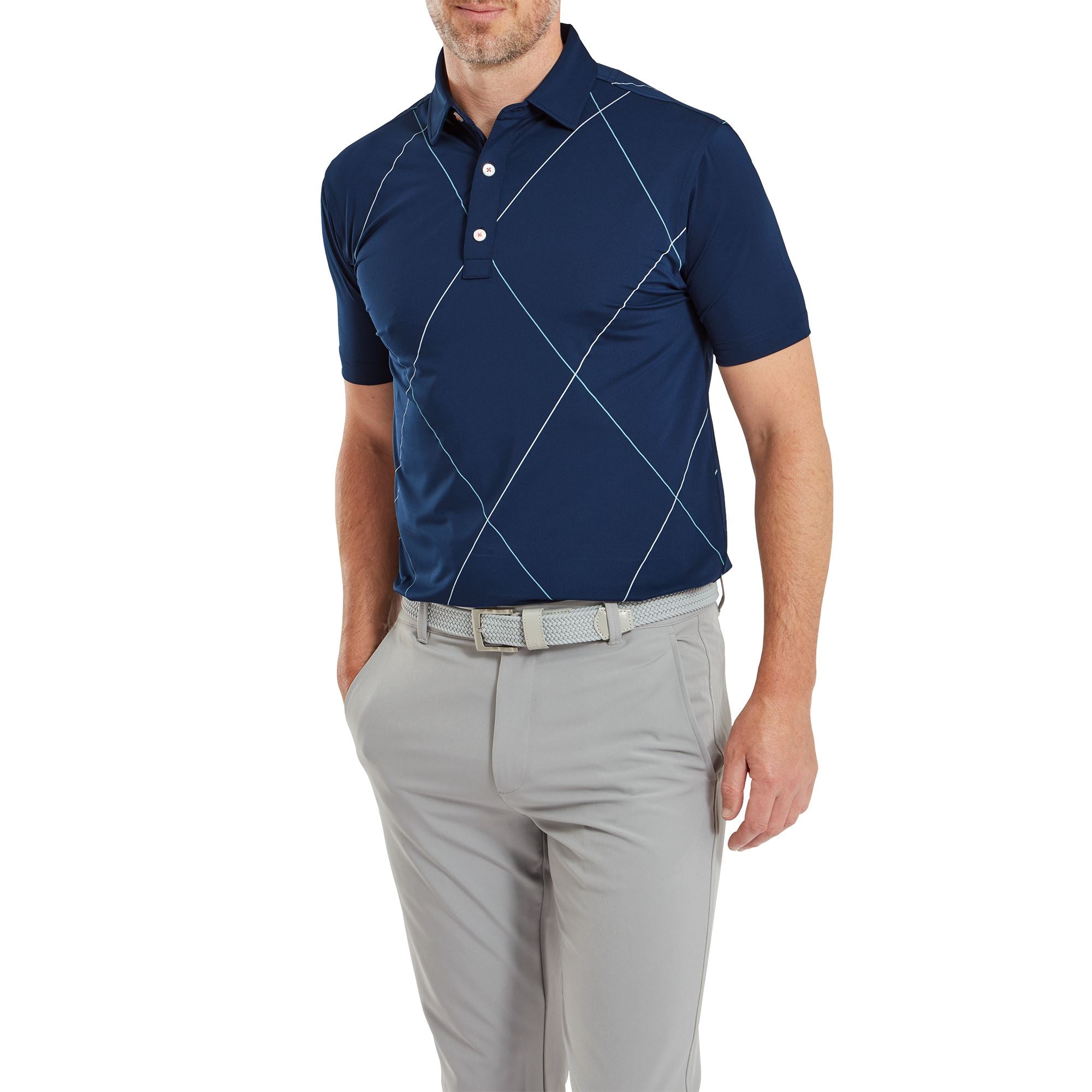 Footjoy Polo Golf Raker Deep Navy