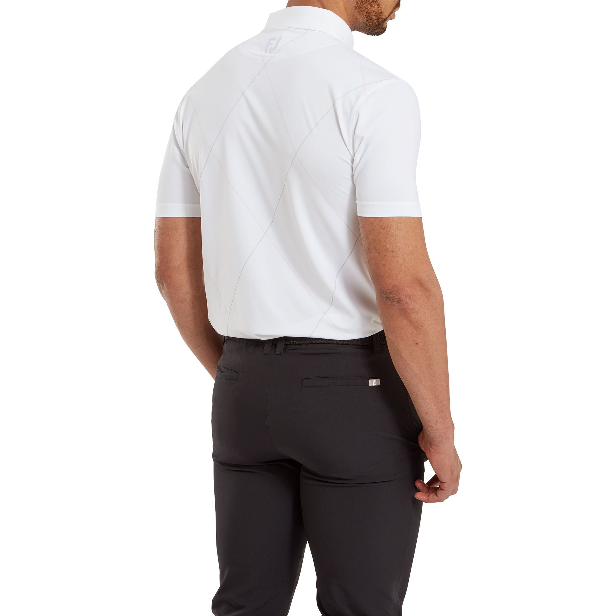 Footjoy Polo Golf Raker Deep White