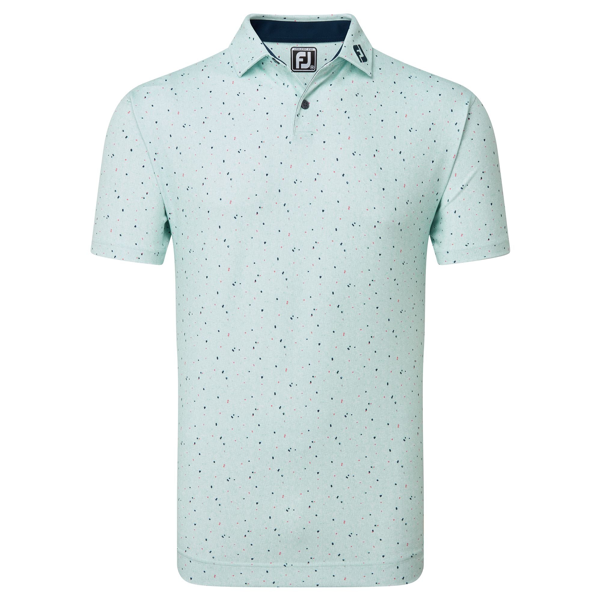 Footjoy Polo Golf Tweed Texture Sea Glass
