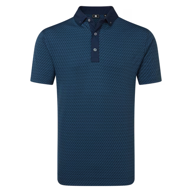 Footjoy Polo Jacquard Imprimé Géométrique