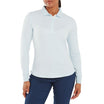 FootJoy Polo Manches Longues ThermoSeries Femme Bleu Polaire