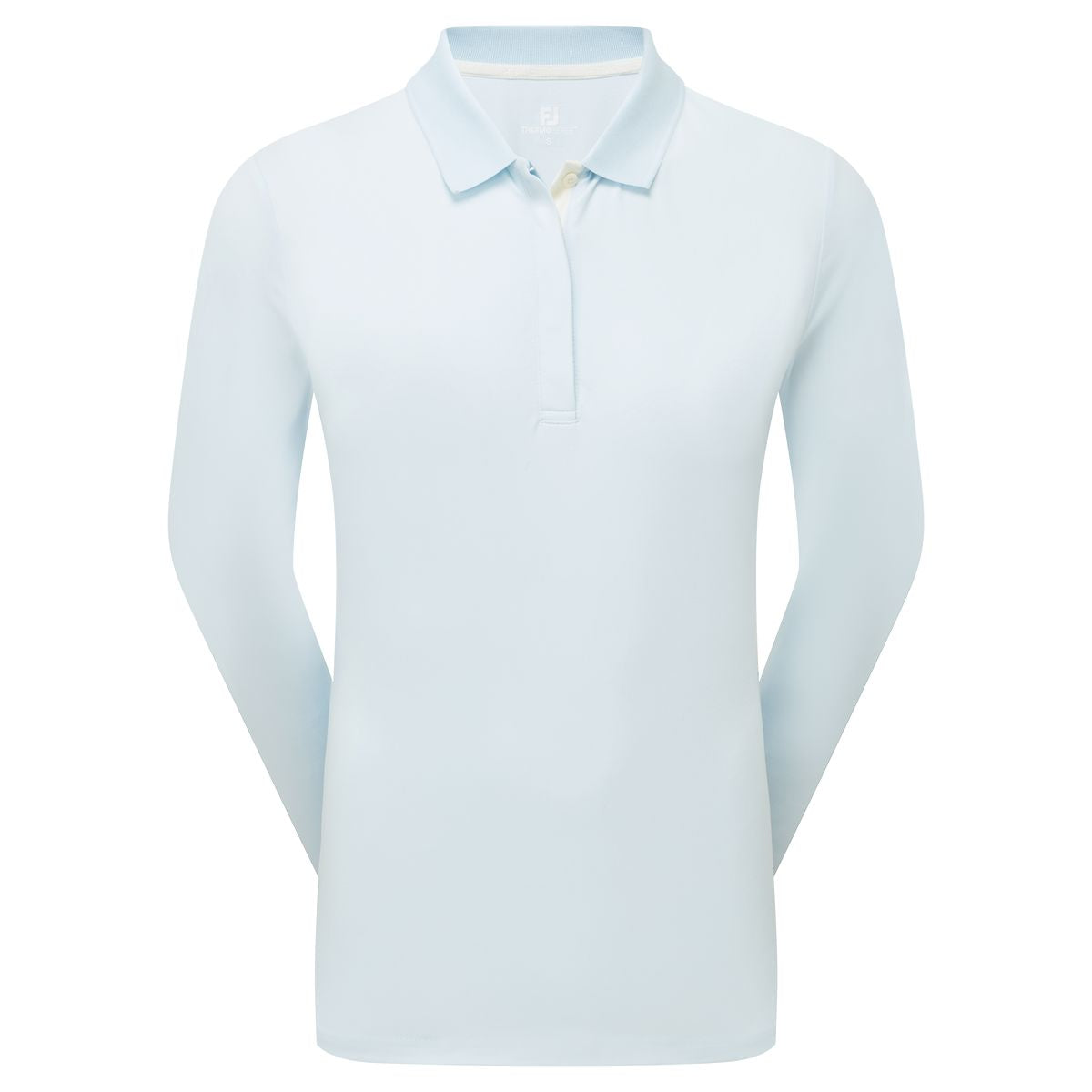 FootJoy Polo Manches Longues ThermoSeries Femme Bleu Polaire