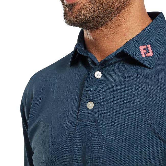 Footjoy polo Pique uni Blue jeans
