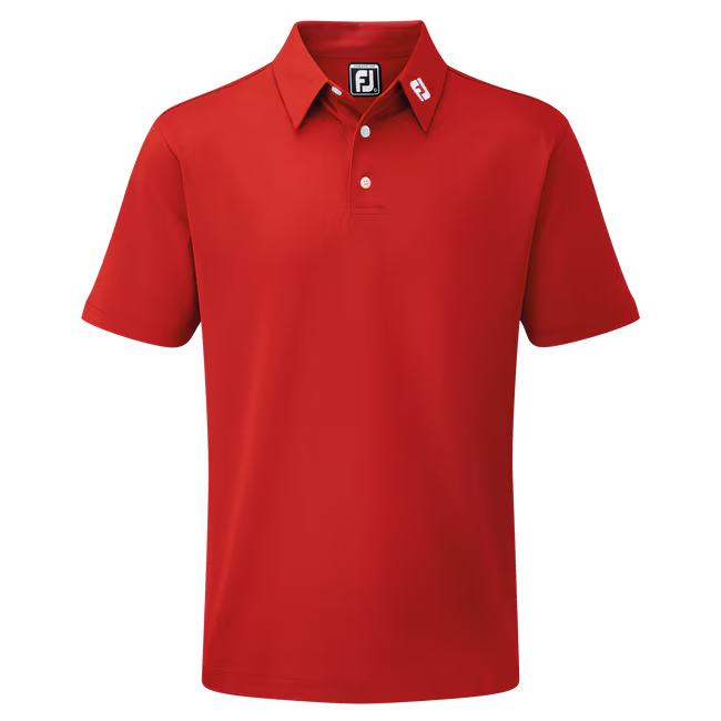 Footjoy Polo Stretch Piqué Rouge