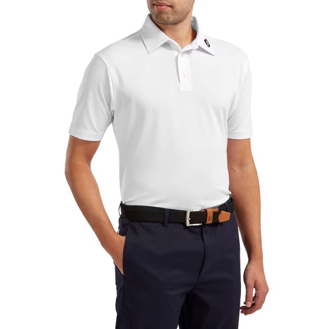 footjoy polo Pique blanc