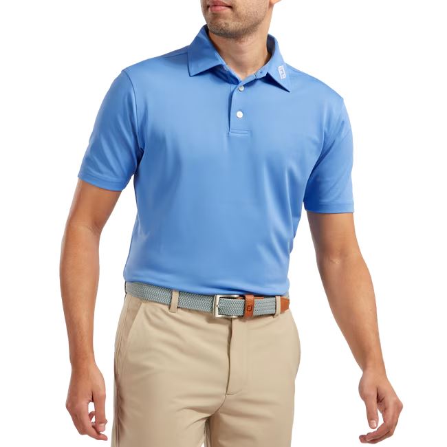 footjoy polo Pique Bleu clair