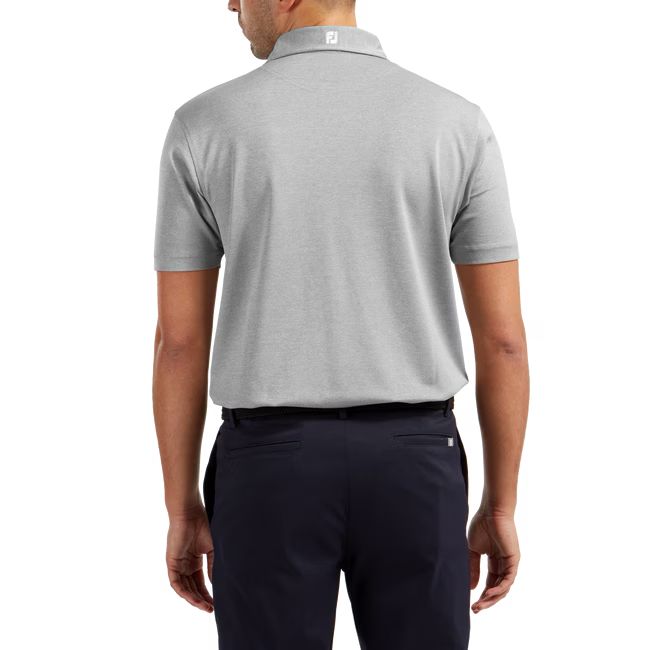 Footjoy polo Stretch Piqué Solid Gris