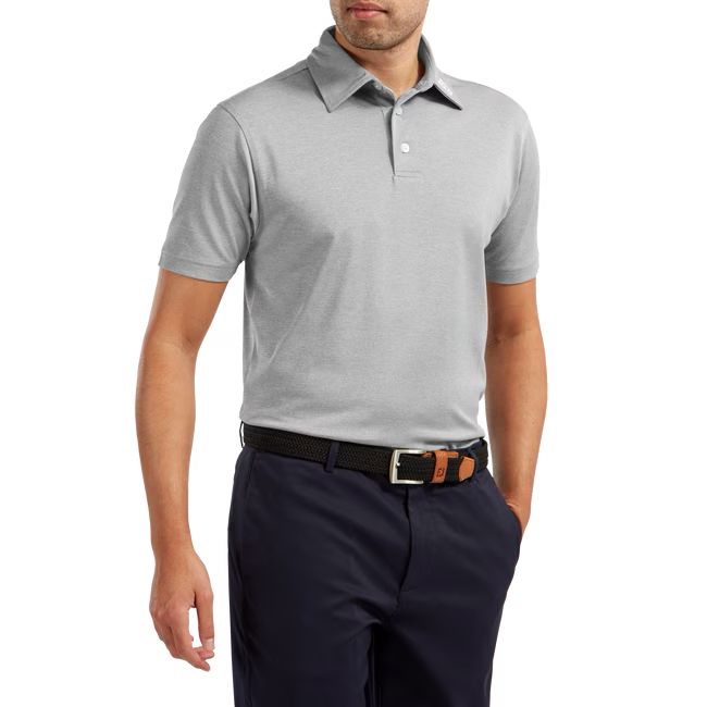 Footjoy polo Stretch Piqué Solid Gris