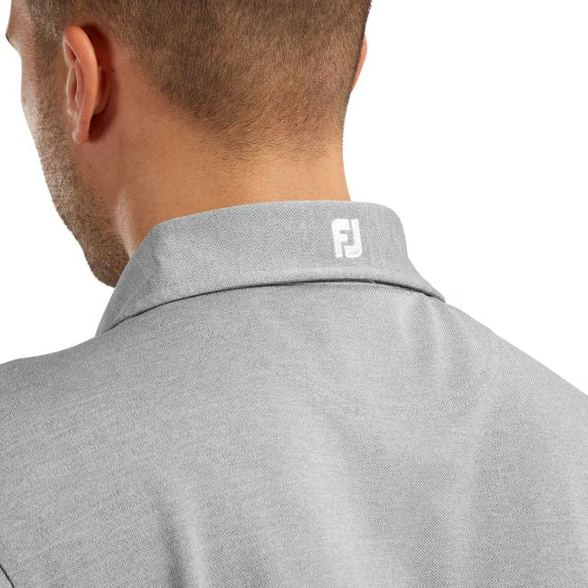 Footjoy polo Stretch Piqué Solid Gris