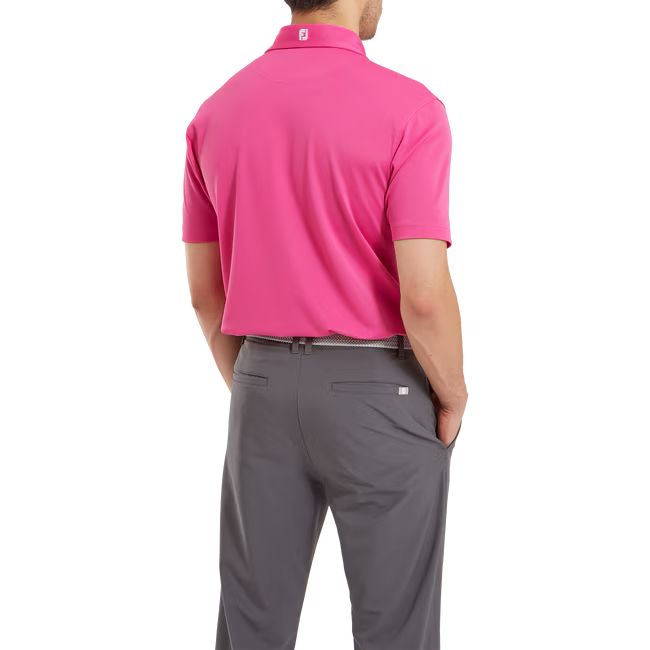 Footjoy polo Stretch Piqué Solid HOT PINK