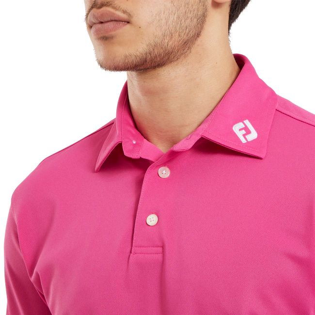 Footjoy polo Stretch Piqué Solid HOT PINK