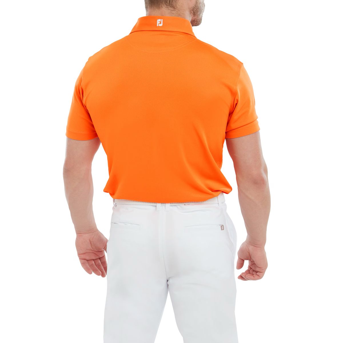 Footjoy polo Stretch Piqué Solid Orange