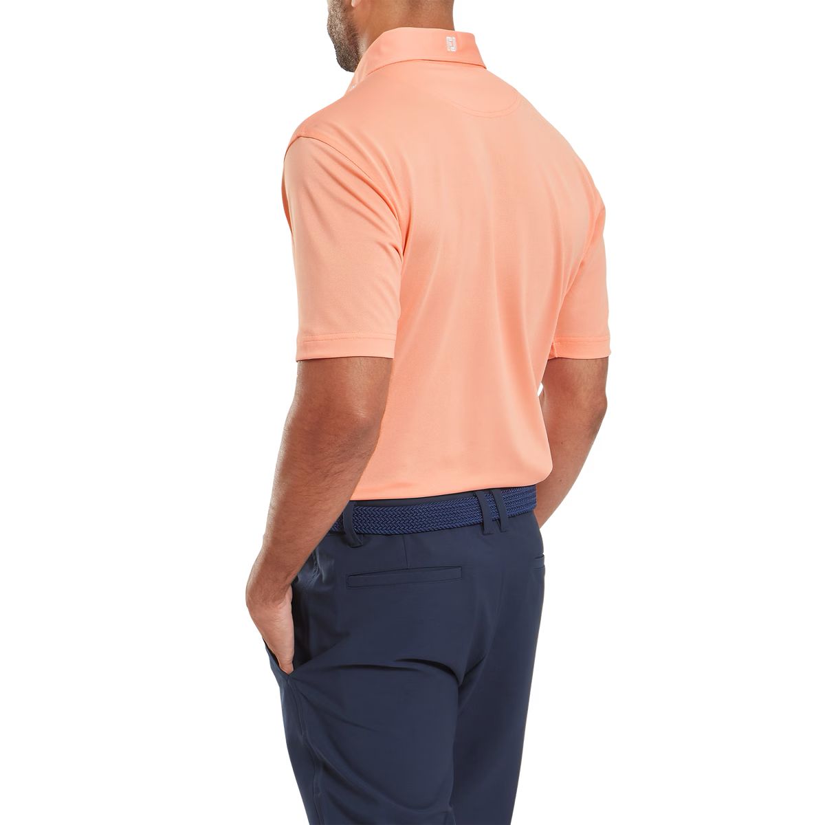 Footjoy polo Stretch Piqué Solid Papaya