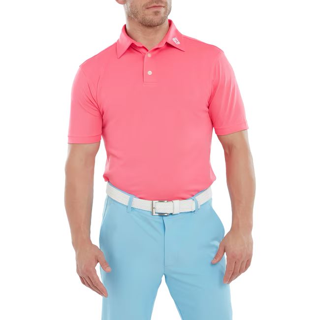 Footjoy polo Stretch Piqué Solid Rose Pamplemousse