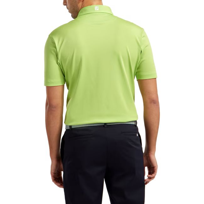 Footjoy polo Stretch Piqué Solid Vert citron (lime)