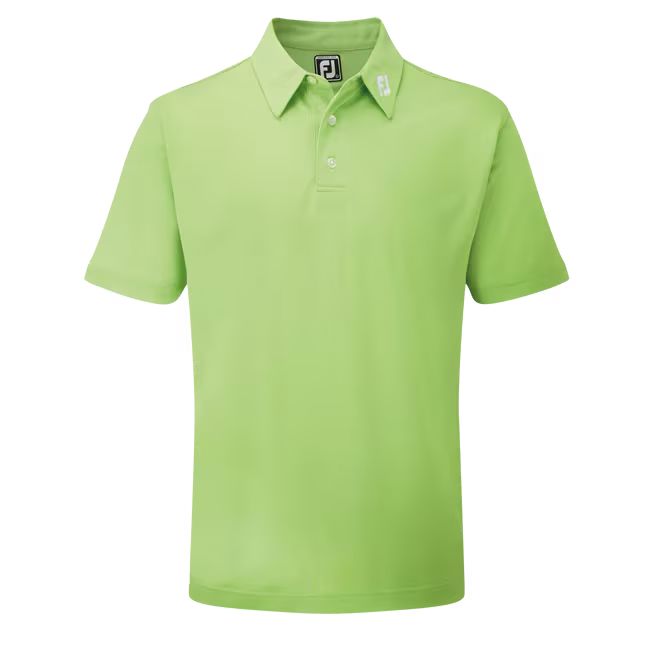 Footjoy polo Stretch Piqué Solid Vert citron (lime)