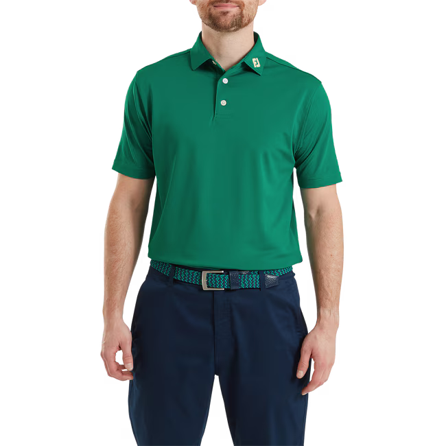 Footjoy Polo Stretch Piqué Vert