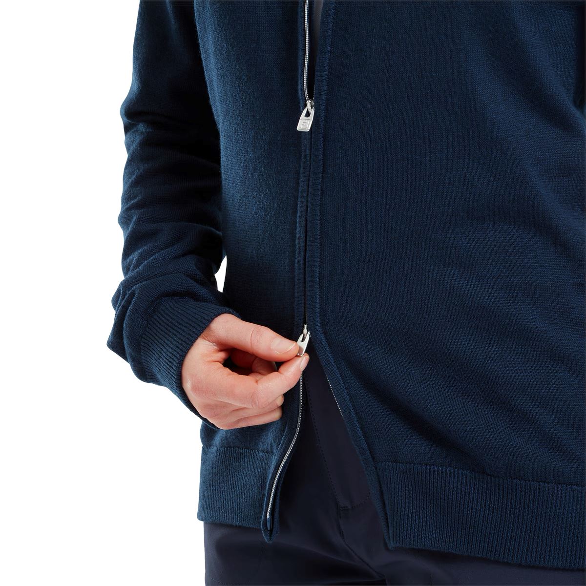 FootJoy Pull Full-Zip doublé Drirelease Femme Navy