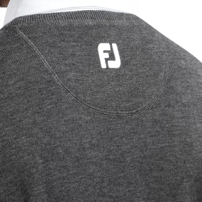 Footjoy Pullover Col V GRIS