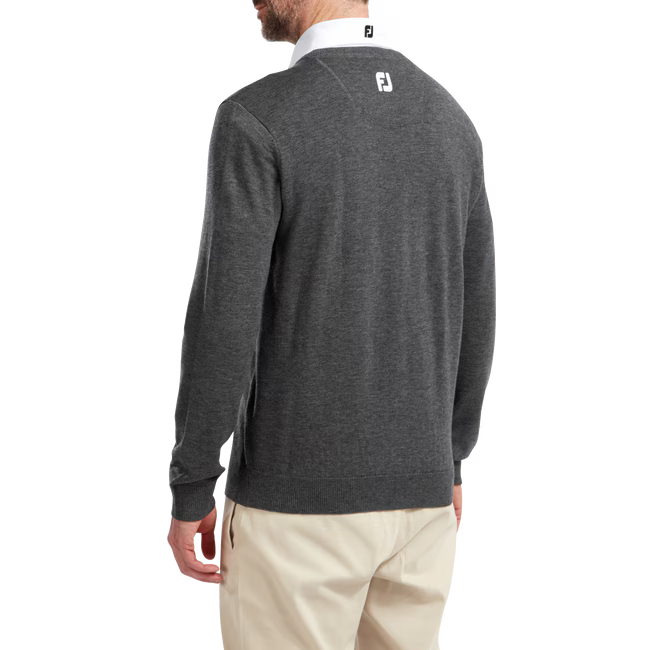 Footjoy Pullover Col V GRIS