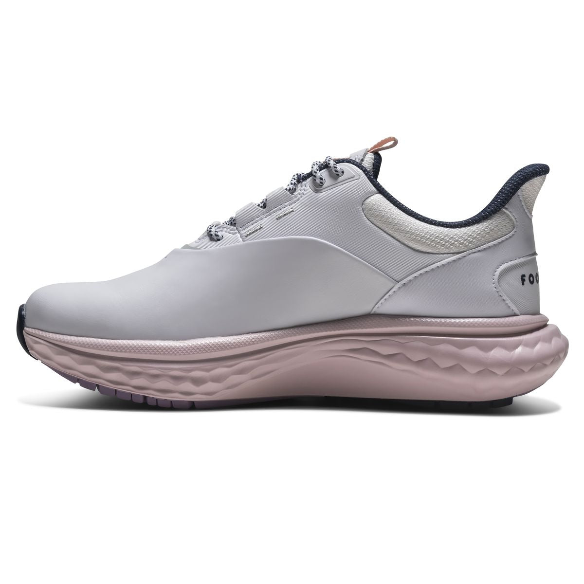 FootJoy Quantum Leather Femme Blanche Rose – Confort & Élégance