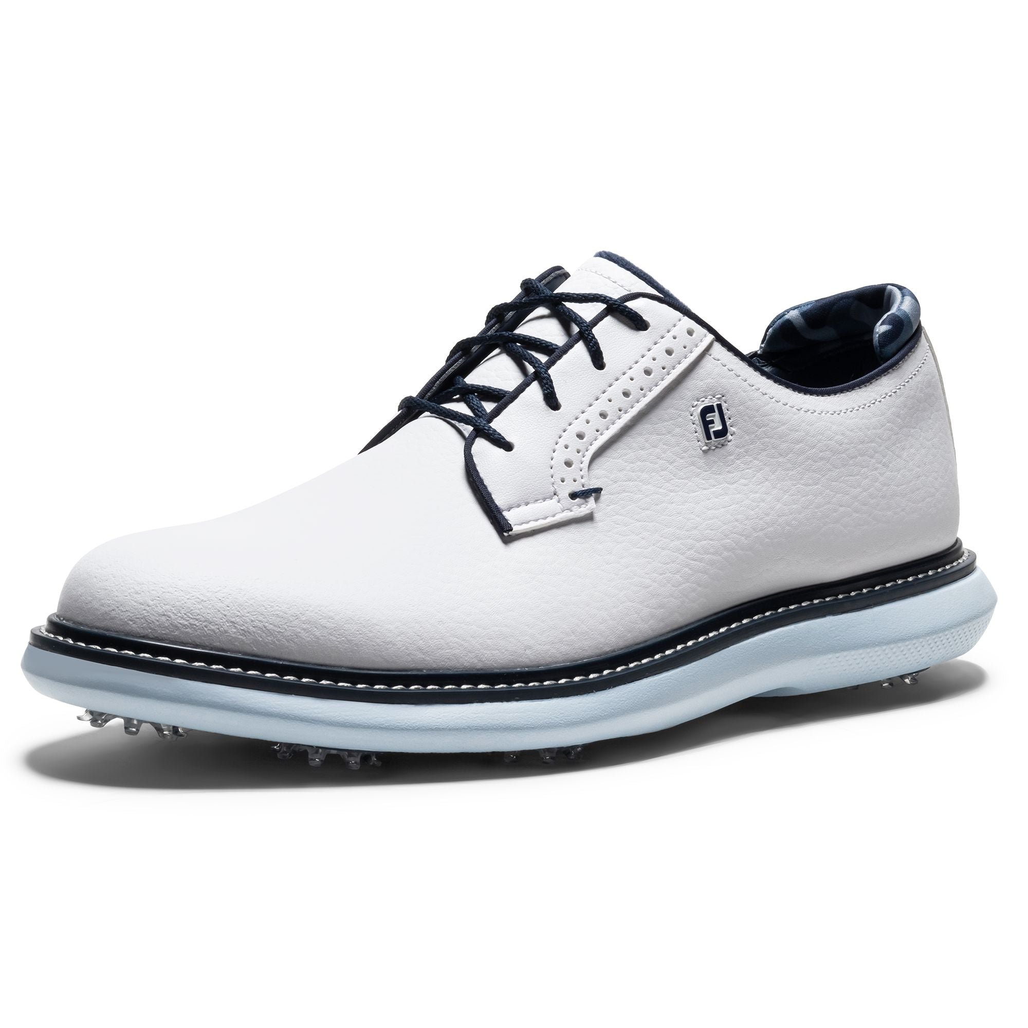 FootJoy Traditions BLUTCHER Blanche Bleu Marine Bleu