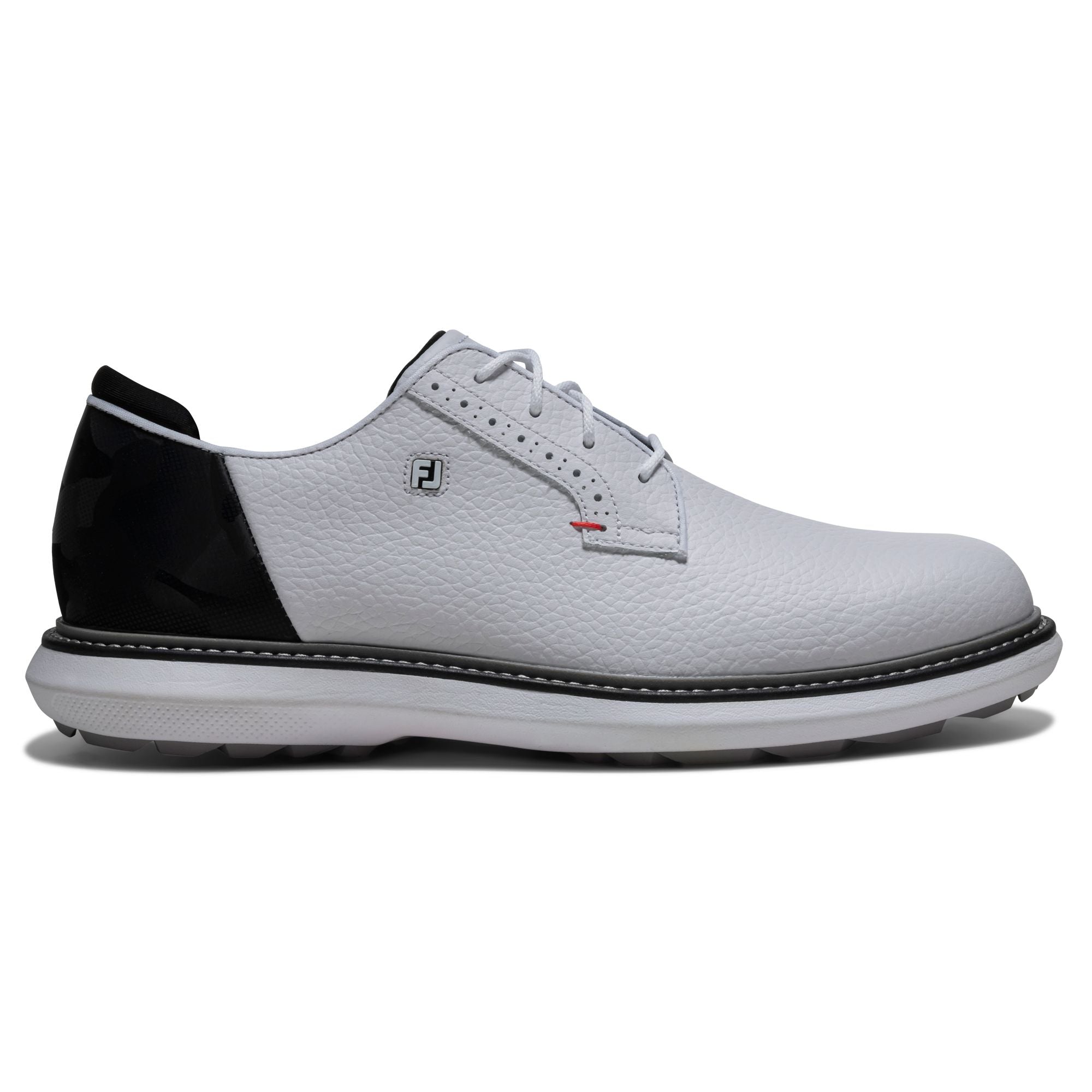 Footjoy Traditions spikeless BLUTCHER Blanche Noire Rouge - confort et élégance