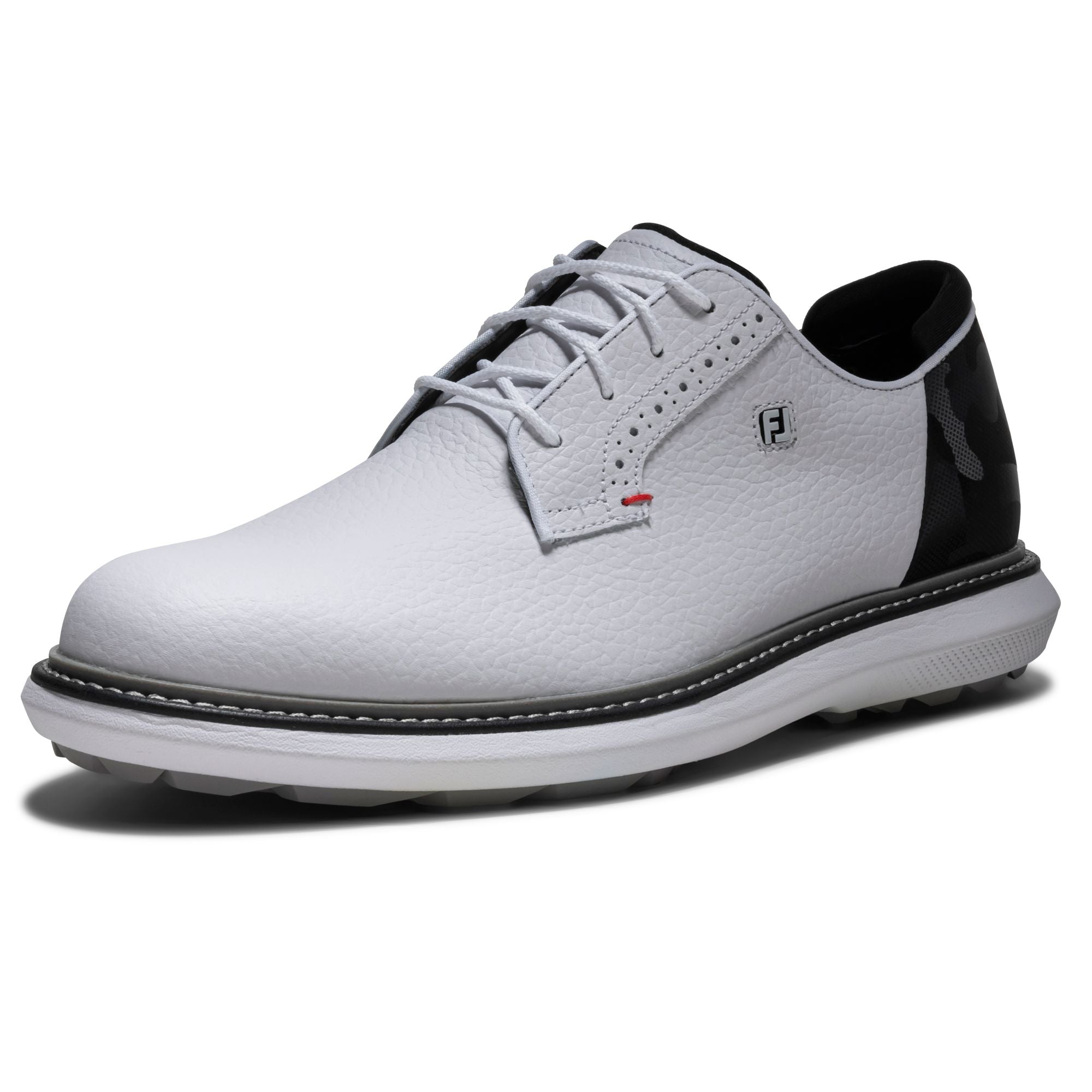 Footjoy Traditions spikeless BLUTCHER Blanche Noire Rouge - confort et élégance