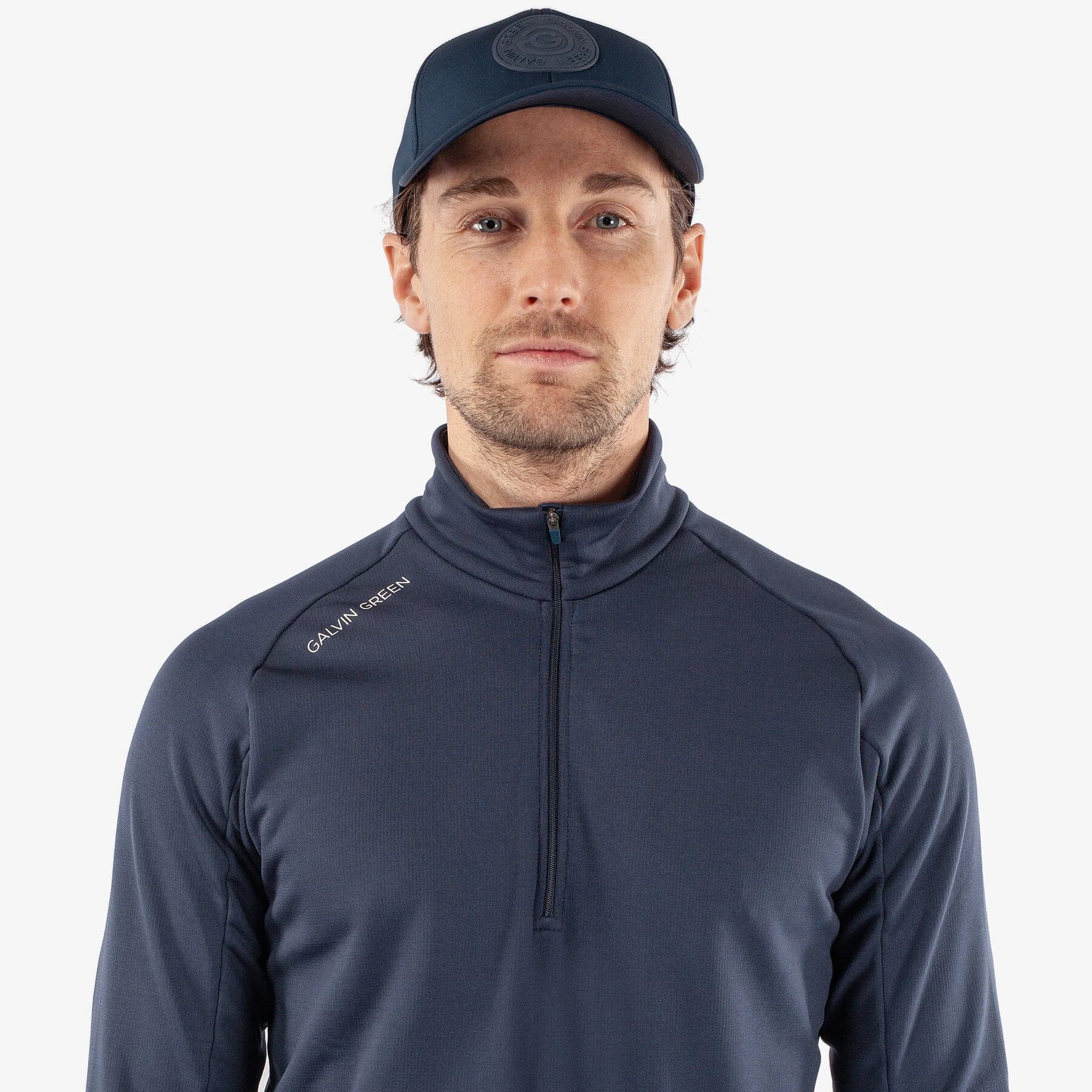 Galvin Green Pull de golf Drake Bleu Chaleur, confort et liberté de mouvement