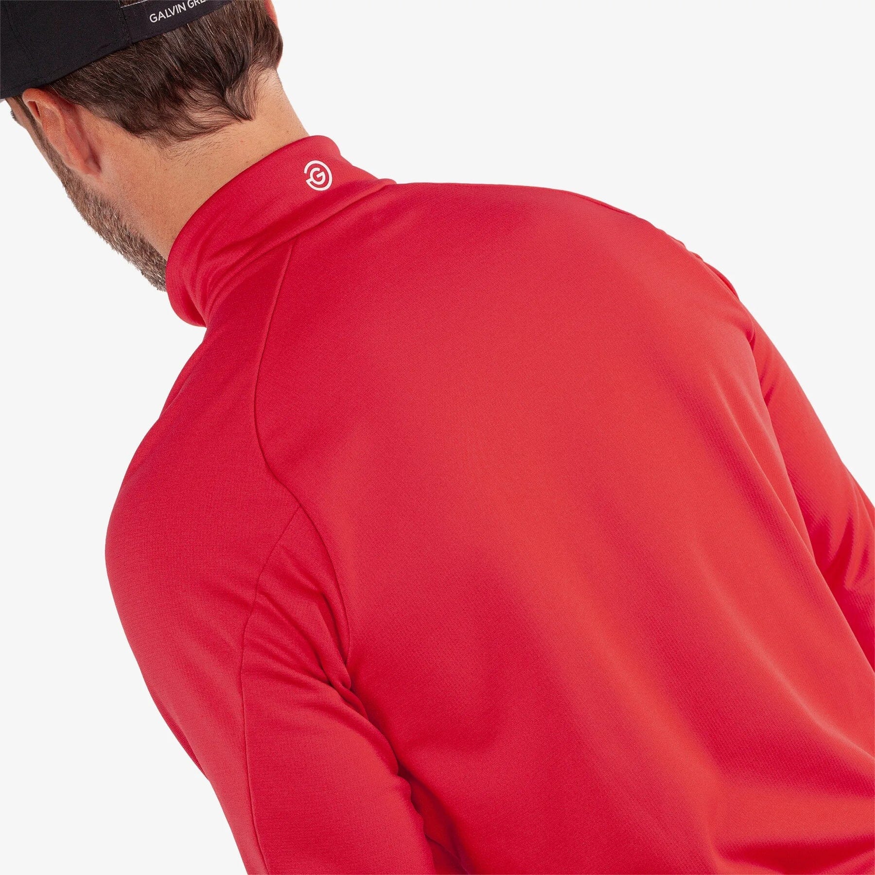 Galvin Green Pull de golf Drake rouge Chaleur, confort et liberté de mouvement
