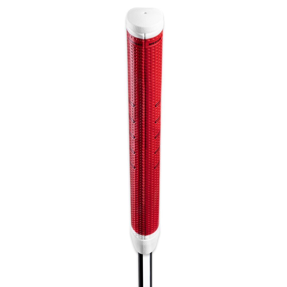 Golf Pride Grip putter Zero Taper Straight Blanc Rouge
