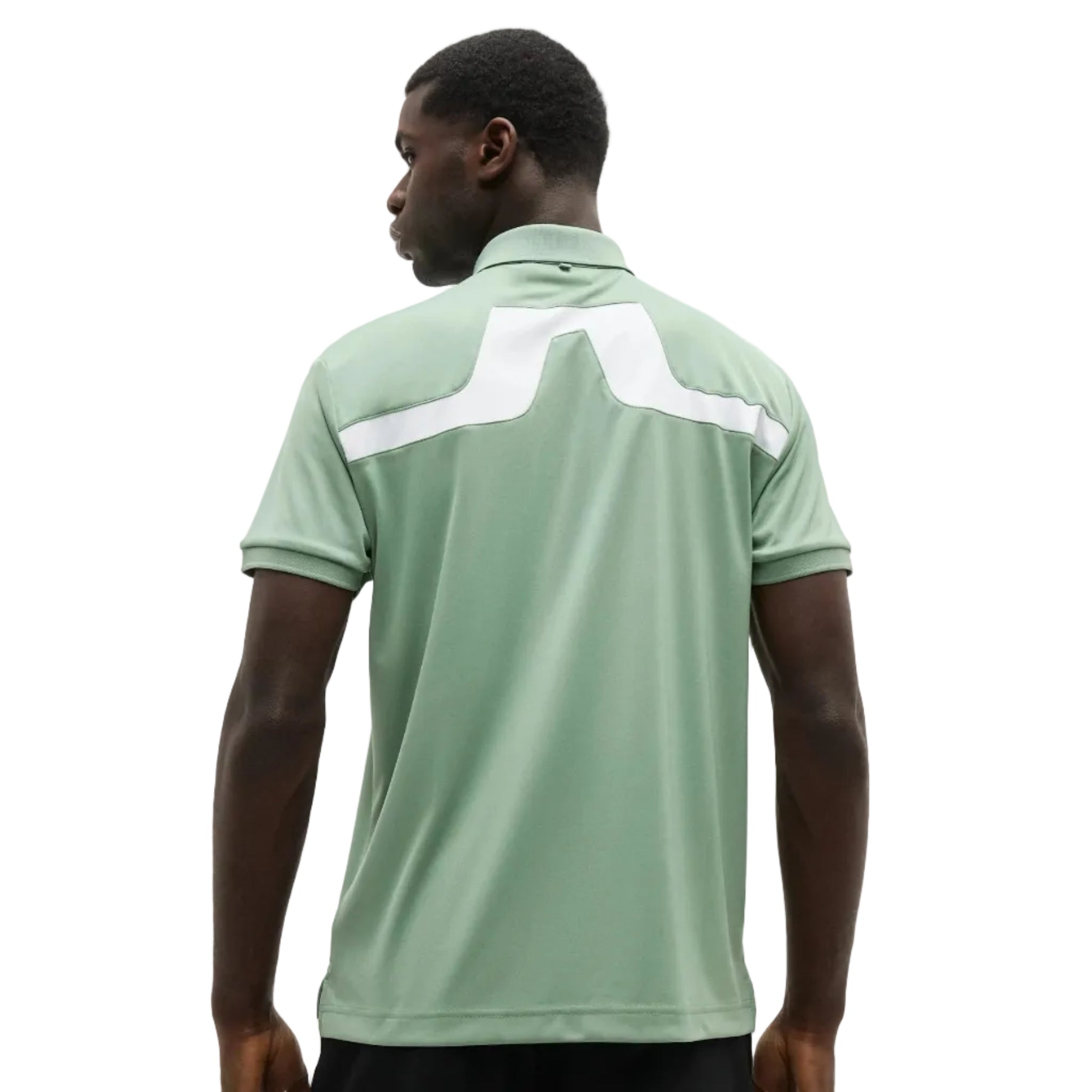 J.Lindeberg Polo KV Print Paradise Hedge Green