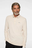 J.LINDEBERG Polo manche longue Florian LS beige