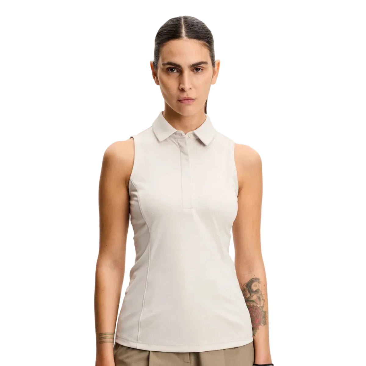 J.Lindeberg Polo sans manches Femme Dena Moonbeam
